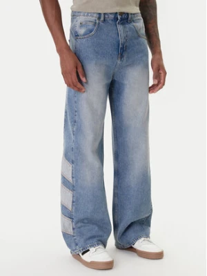 adidas Jeansy KE0112 Niebieski Loose Fit