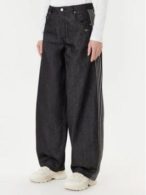 adidas Jeansy Premium Essentials JV7773 Czarny Wide Leg