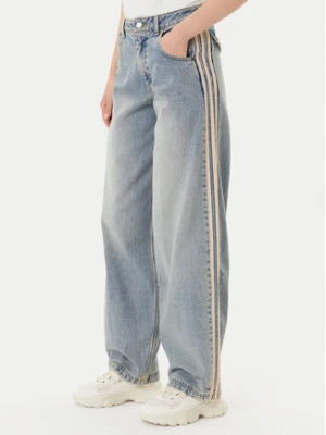 adidas Jeansy Premium Essentials JY2868 Niebieski Wide Leg