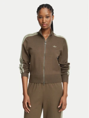 adidas Kardigan Firebird KS7365 Beżowy ciemny Slim Fit