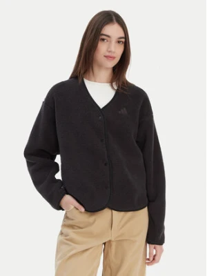 adidas Kardigan Future Icons 3-Stripes KB5233 Czarny Loose Fit