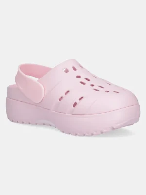 adidas klapki Adilette Clog Platform damskie kolor różowy JR2626
