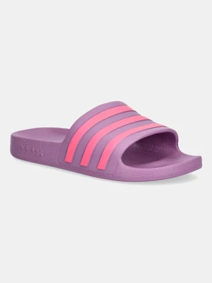 adidas klapki Adilette Aqua damskie kolor fioletowy JS4057