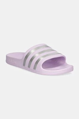 adidas klapki Adilette damskie kolor fioletowy IE8920