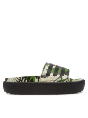 adidas Klapki adilette Platform JI4754 Zielony