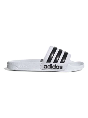 adidas Klapki "Adilette Shower" w kolorze biało-czarnym rozmiar: 47 1/3