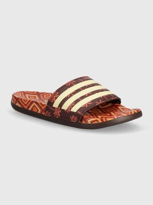 adidas klapki Adilette x Farm Rio damskie kolor brązowy IH2136