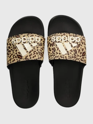 adidas klapki damskie kolor beżowy ID8502