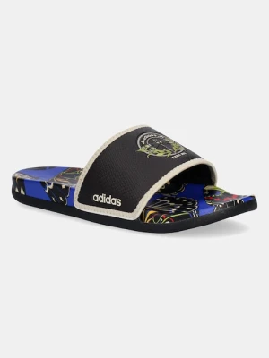 adidas klapki damskie kolor czarny JR9306