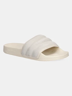 adidas klapki zamszowe Adilette Noshower beżowy