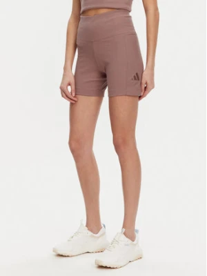 adidas Kolarki ALL SZN Rib JJ1232 Różowy Slim Fit