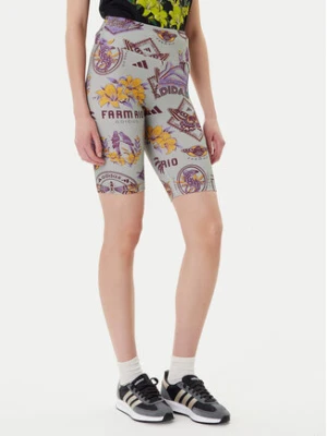 adidas Kolarki Farm Bike JM8345 Szary Slim Fit