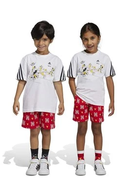 adidas komplet bawełniany dziecięcy LK DY MM T kolor biały
