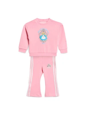 adidas Komplet bluza i legginsy Disney KE0479 Różowy Regular Fit