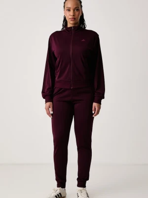 adidas komplet dresowy damski Essentials Feelcozy bordowy