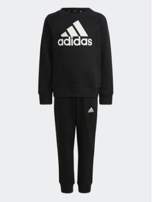 adidas Komplet dresowy Essentials Logo French Terry Jogger Set HG4464 Czarny Regular Fit