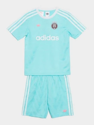 Zdjęcie produktu adidas Komplet Jacquard T-Shirt&szorty zielony