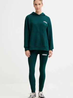 adidas komplet Leisure damski kolor zielony JX0475
