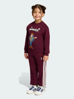 adidas Spodnie dresowe Pixar Toy Story KG6131 Bordowy Regular Fit