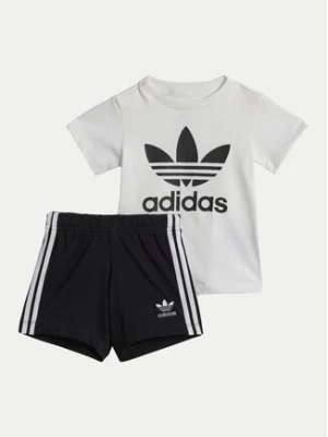 adidas Komplet t-shirt i spodenki JE0521 Czarny Regular Fit