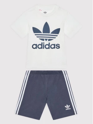 adidas Komplet t-shirt i szorty sportowe Trefoil HE4655 Kolorowy Regular Fit