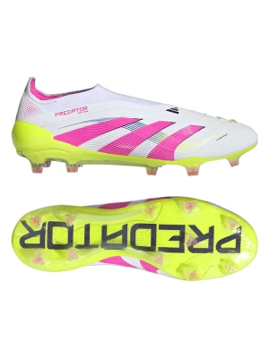 adidas Korki "Predator Elite FG" w kolorze biało-różowo-żółtym rozmiar: 44