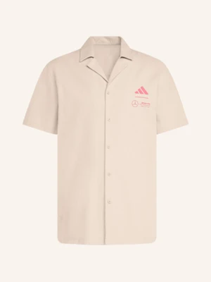 Adidas Koszula Z Klapami Mercedes - Amg Petronas Formula One Team Summer Loose Fit grau