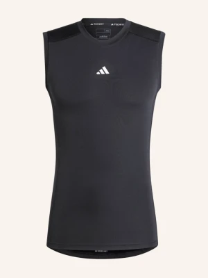 Adidas Koszulka Bez Rękawów Techfit schwarz CZARNY
