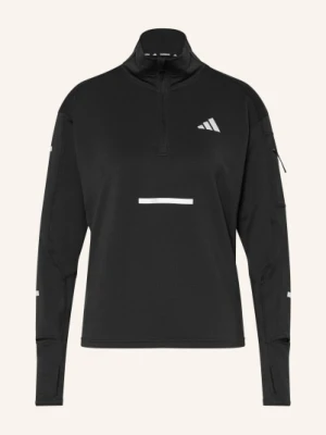 Adidas Koszulka Do Biegania adi365 Running Climawarm+ Half Zip schwarz