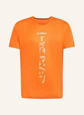 Adidas Koszulka Do Biegania Agravic Trail orange