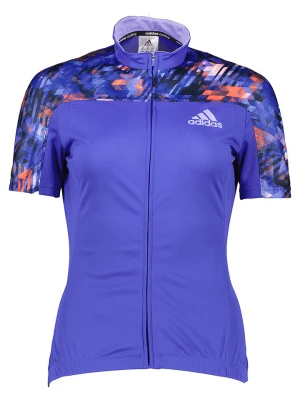 adidas Koszulka kolarska "Trailrace" w kolorze fioletowym rozmiar: XXS