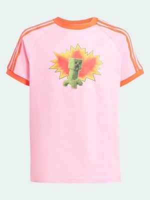 adidas Koszulka "Originals x Minecraft" w kolorze jasnoróżowym rozmiar: 164