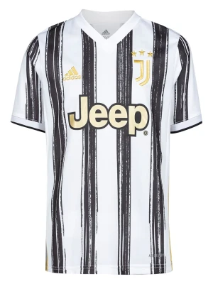 adidas Koszulka piłkarska "Juve" w kolorze biało-czarnym rozmiar: 128
