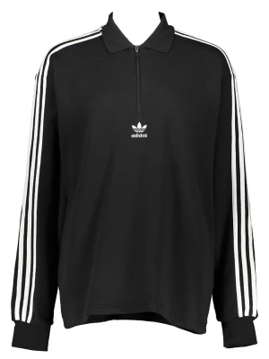 adidas Koszulka polo "3 Stripes" w kolorze czarnym rozmiar: S