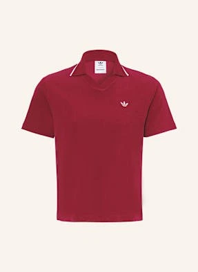 Adidas Koszulka Polo Wb Tlg Z Materiału Frotte rot