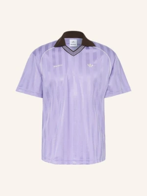 Adidas Koszulka Polo Z Dżerseju Football lila