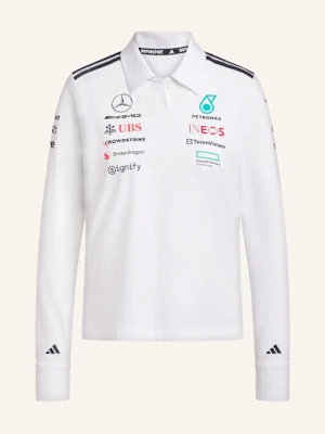 Adidas Koszulka Polo Z Dżerseju Mercedes - Amg Petronas Formula One Team weiss