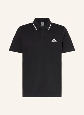 Adidas Koszulka Polo Z Piki schwarz