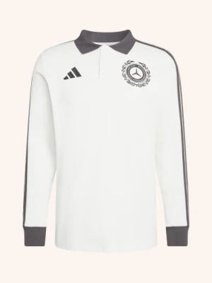 Adidas Koszulka Polo Z Pikowanym Wzorem Mercedes - Amg Petronas Formula One Team weiss