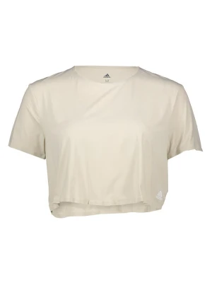 adidas Koszulka sportowa "Elev TRNG" w kolorze beżowym rozmiar: XL
