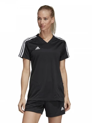 adidas Koszulka sportowa "Tiro19" w kolorze biało-czarnym rozmiar: L