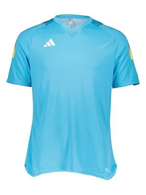 adidas Koszulka sportowa w kolorze błękitnym rozmiar: S