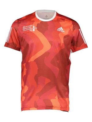adidas Koszulka sportowa w kolorze czerwono-pomarańczowym rozmiar: M