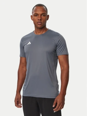 adidas Koszulka techniczna Adizero Essentials Running KT4840 Szary Slim Fit