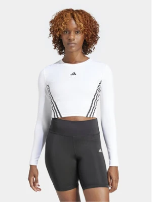 adidas Koszulka techniczna AEROREADY Hyperglam IL6971 Biały Tight Fit