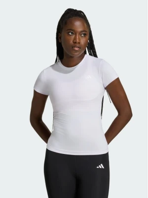 adidas Koszulka techniczna Primelift Essentials Workout Contour T-Shirt KQ8386 Fioletowy jasny Slim Fit