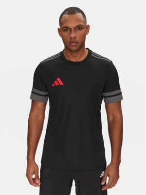 adidas Koszulka techniczna Squadra 25 Jersey JN4450 Czarny Slim Fit