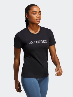 adidas Koszulka techniczna Terrex Classic Logo T-Shirt HZ1392 Czarny Regular Fit
