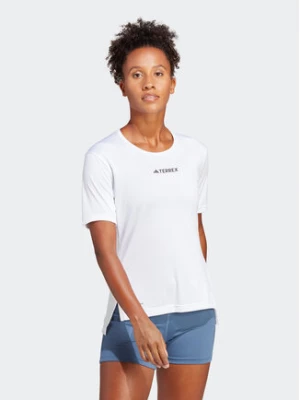 adidas Koszulka techniczna Terrex Multi T-Shirt HM4040 Biały Regular Fit