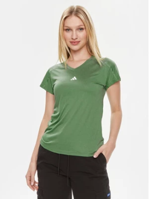 adidas Koszulka techniczna Train Essentials IS3964 Zielony Slim Fit